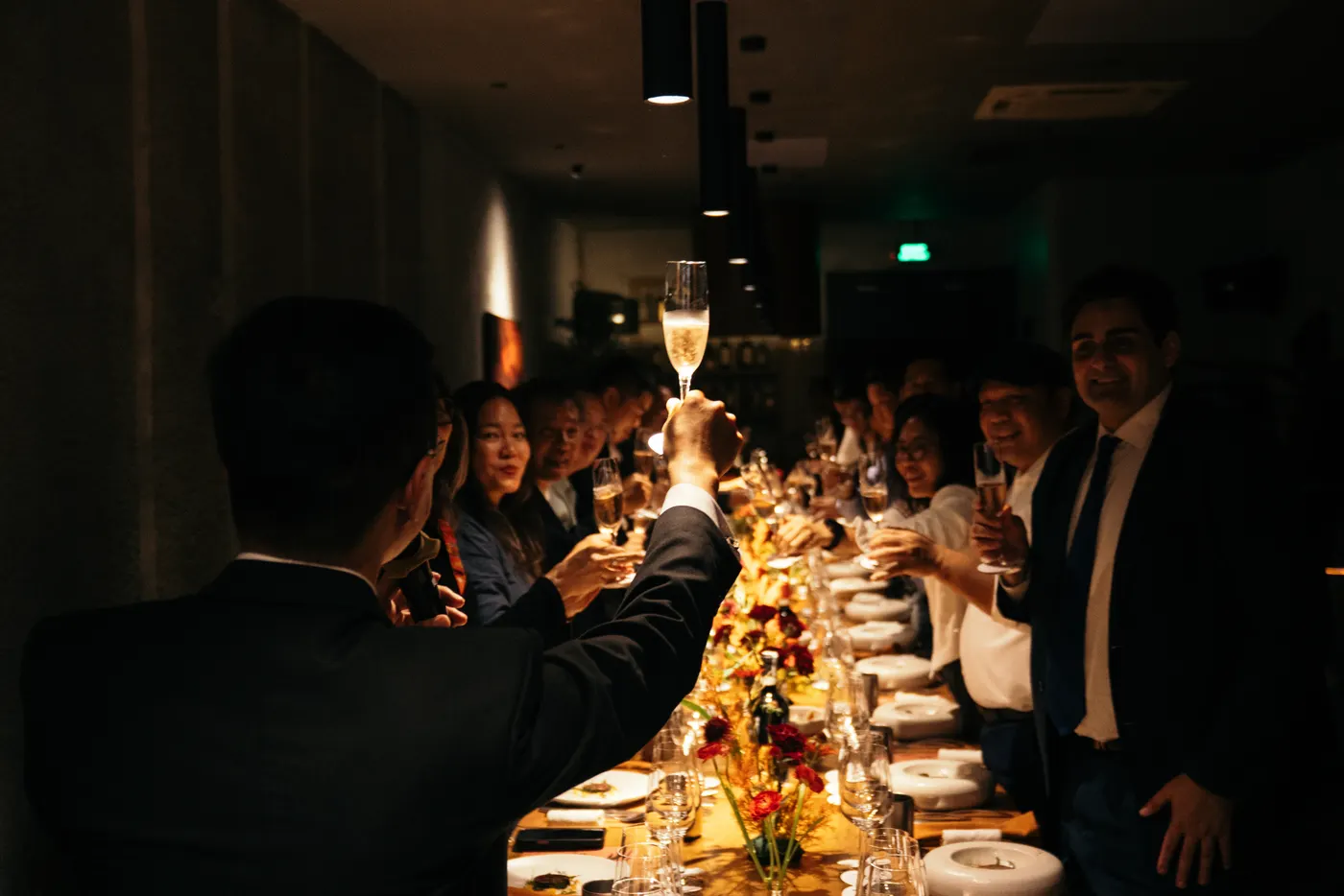 A wine dinner at BARBAK